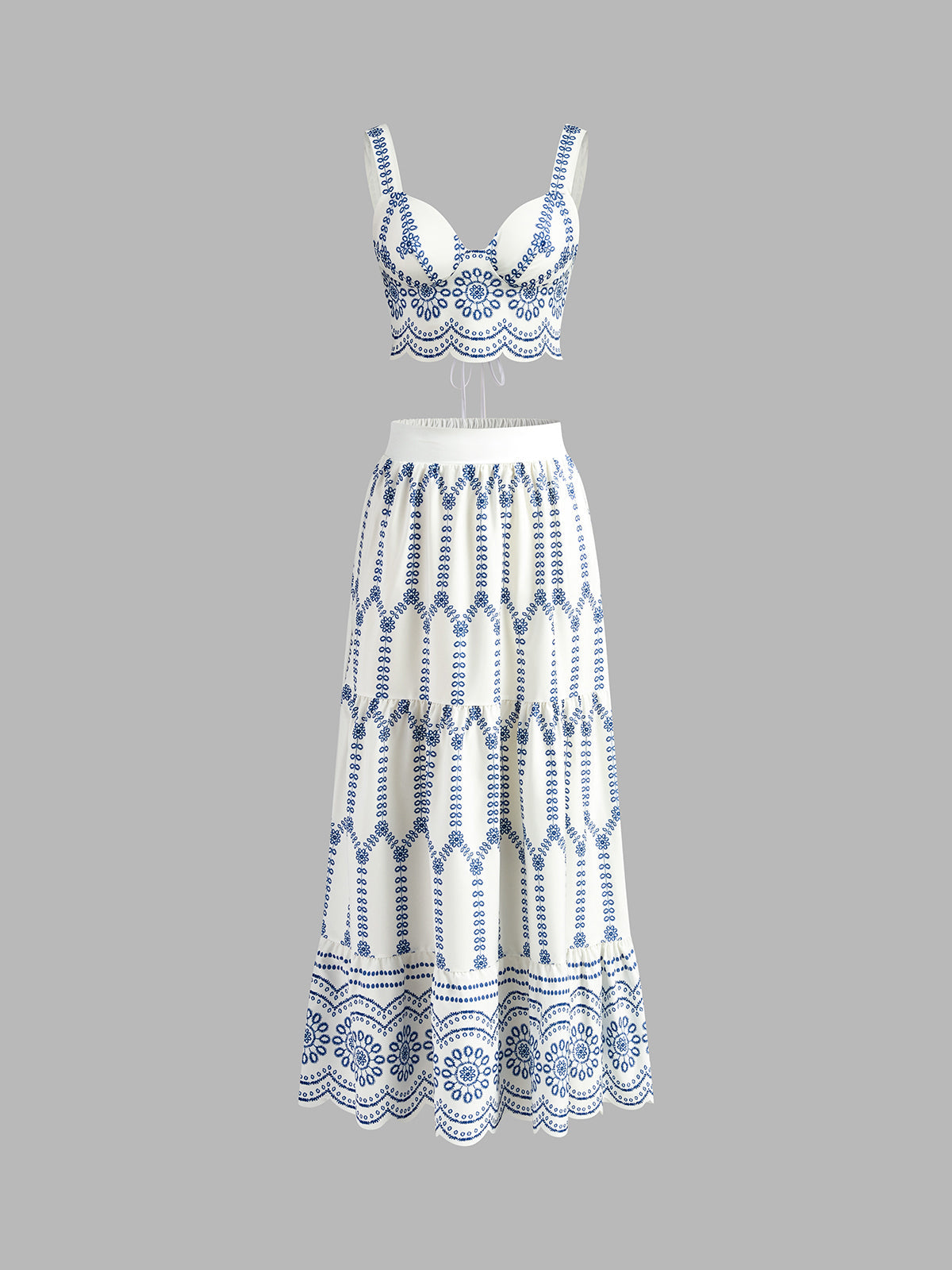 Blauw Wit / XL
